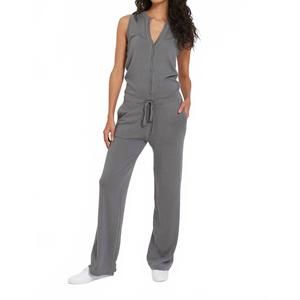 NEW LEIMERE portofino jumpsuit in granite grey